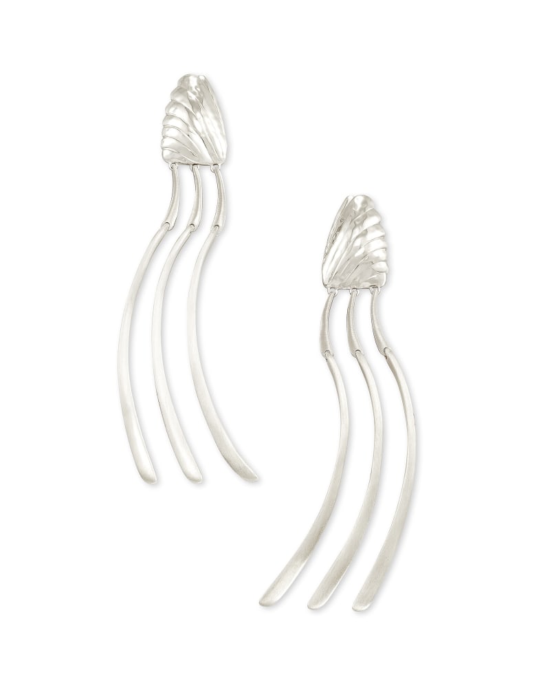 Lori Linear Earrings in Bright Silver image number 0